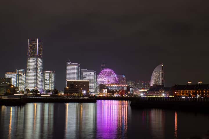 Cảnh quan khu vực Minato Mirai Yokohama