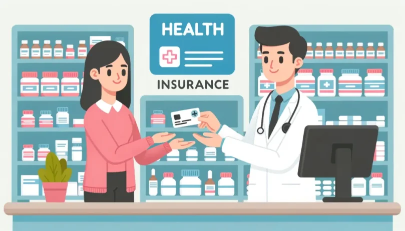 Một dược sĩ đang đưa thuốc cho khách hàng