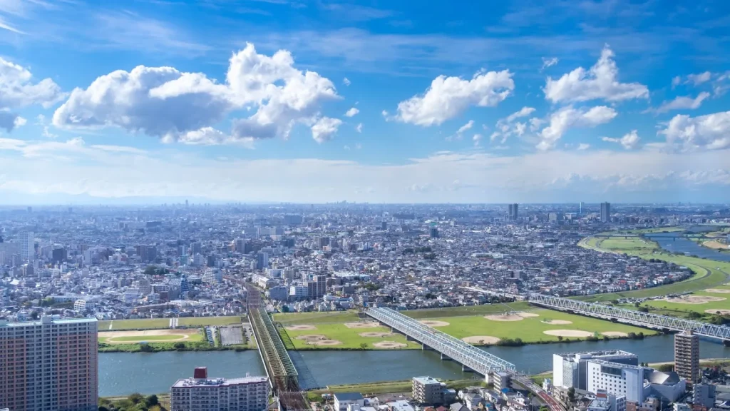 Một khu phố cổ ở Nhật Bản