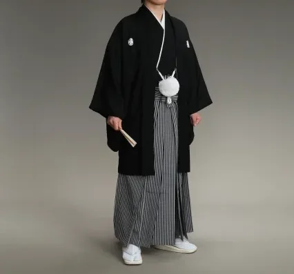 Hình ảnh Kimono Montsuki Haori Hakama