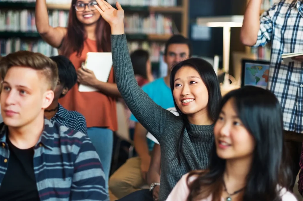 Một lớp học tại trường Quốc tế