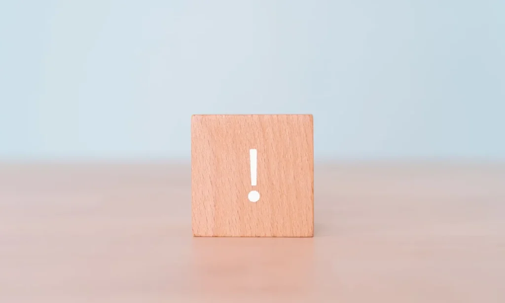 Dấu chấm than tượng trưng cho sự cảnh báo