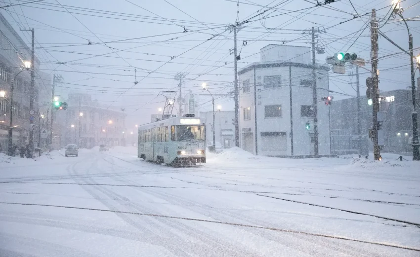 Cảnh tuyết tuyệt đẹp