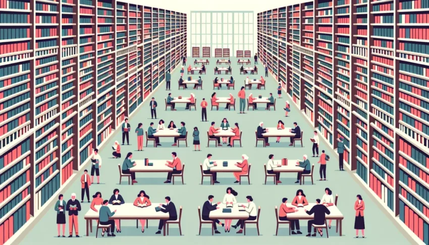 Một người nước ngoài đang sử dụng máy tại văn phòng hành chính