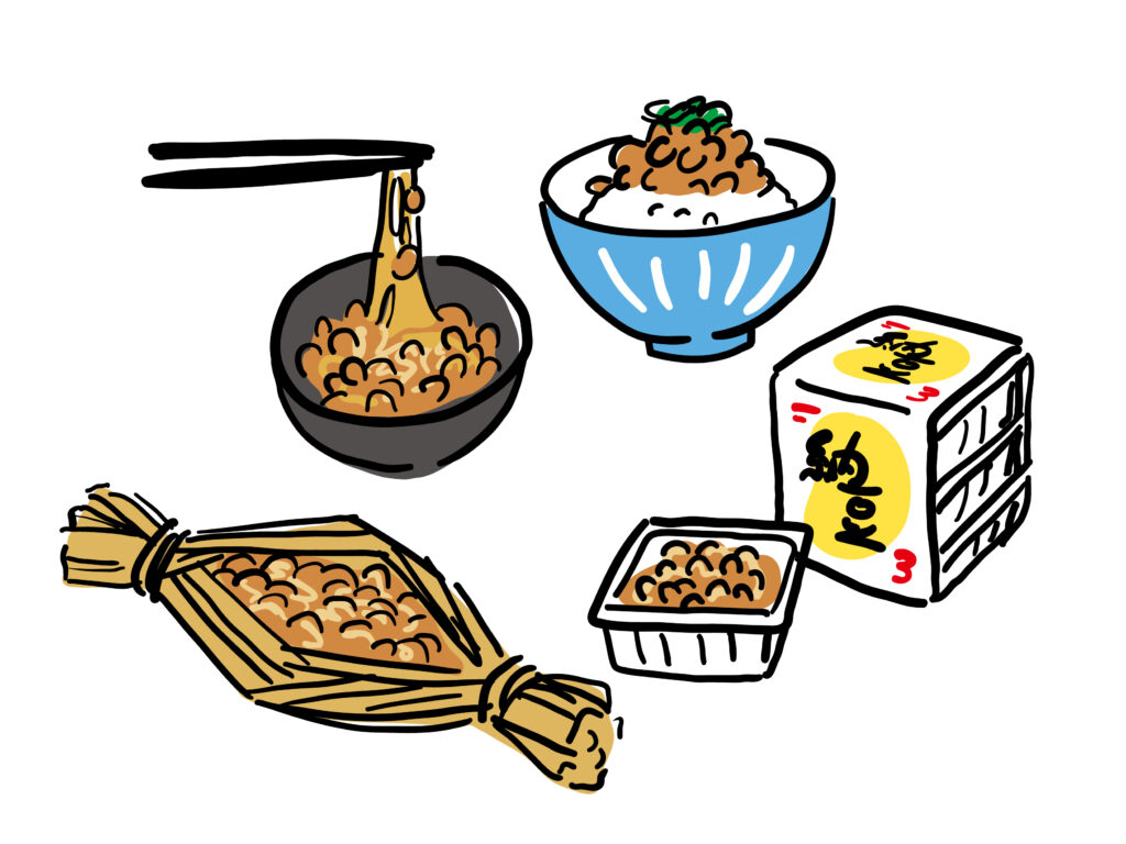 Món Natto (đậu nành lên men) truyền thống Nhật Bản