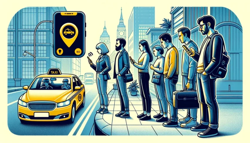 So sánh hàng dài người chờ taxi với người gọi taxi bằng ứng dụng